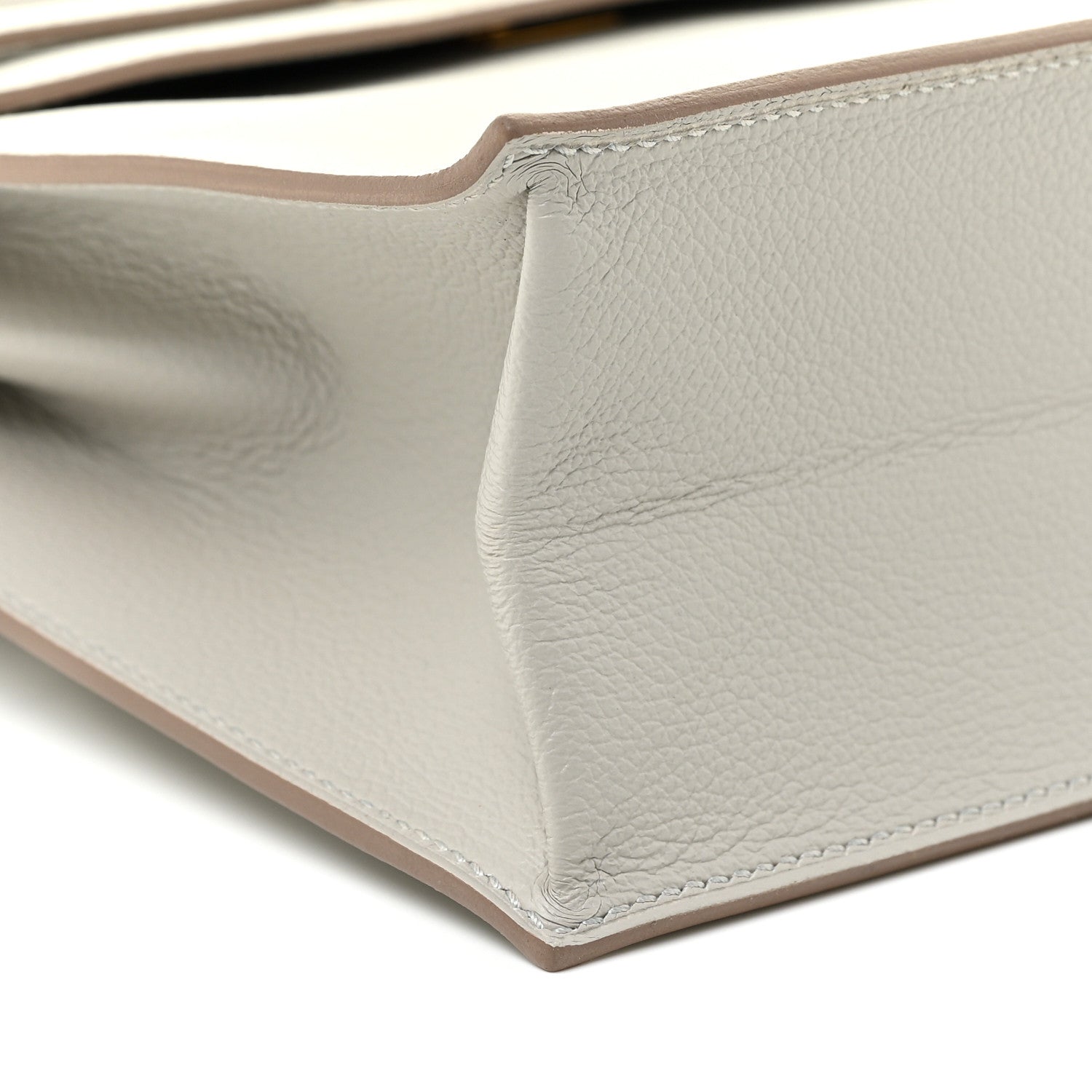 Hermes Evercolor Kelly Danse II Belt Bag Gris Perle 10 of 15