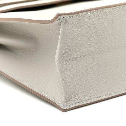 Hermes Evercolor Kelly Danse II Belt Bag Gris Perle 10 of 15