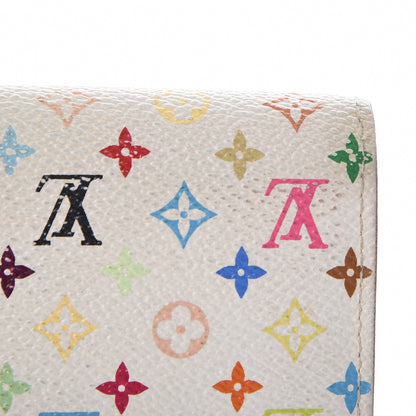 Louis Vuitton Monogram Multicolor Sarah Wallet White 10 of 18