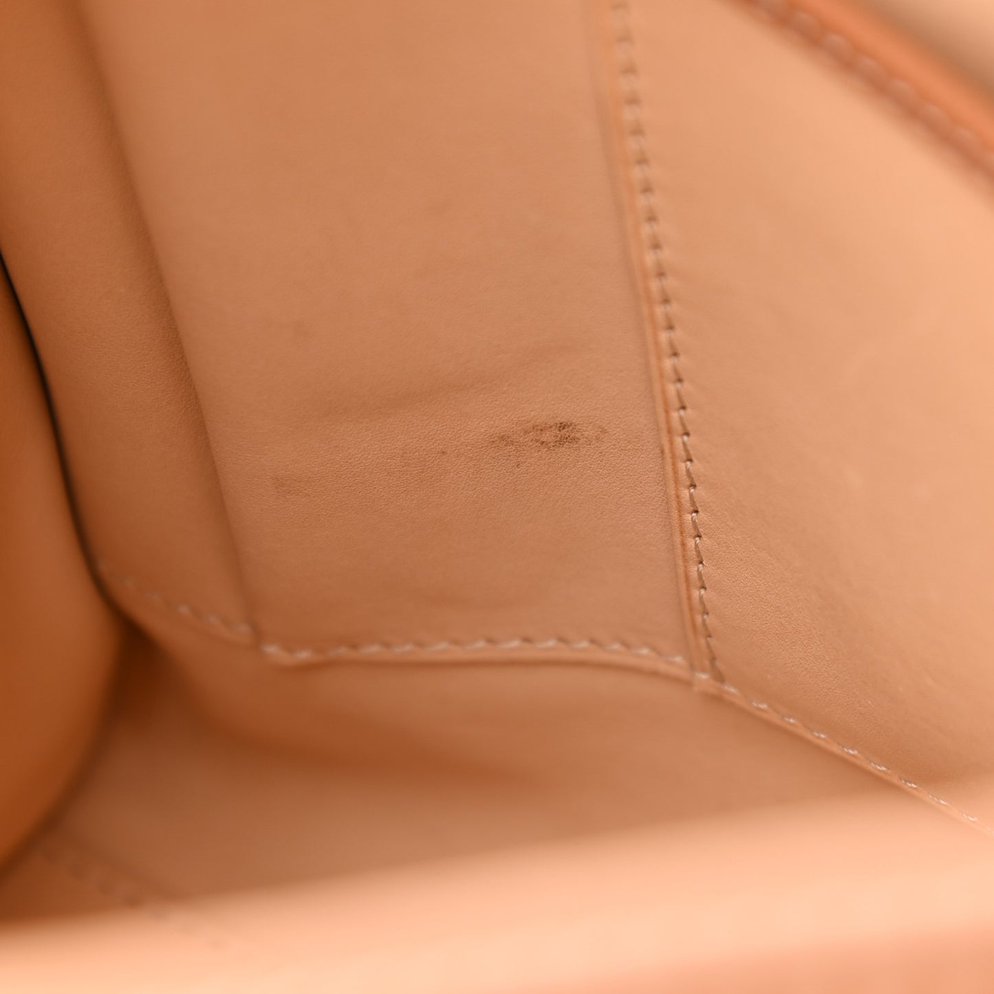 Grained Calfskin Rodeo Surpique MM Brillant Satchel Vegetal Ivory