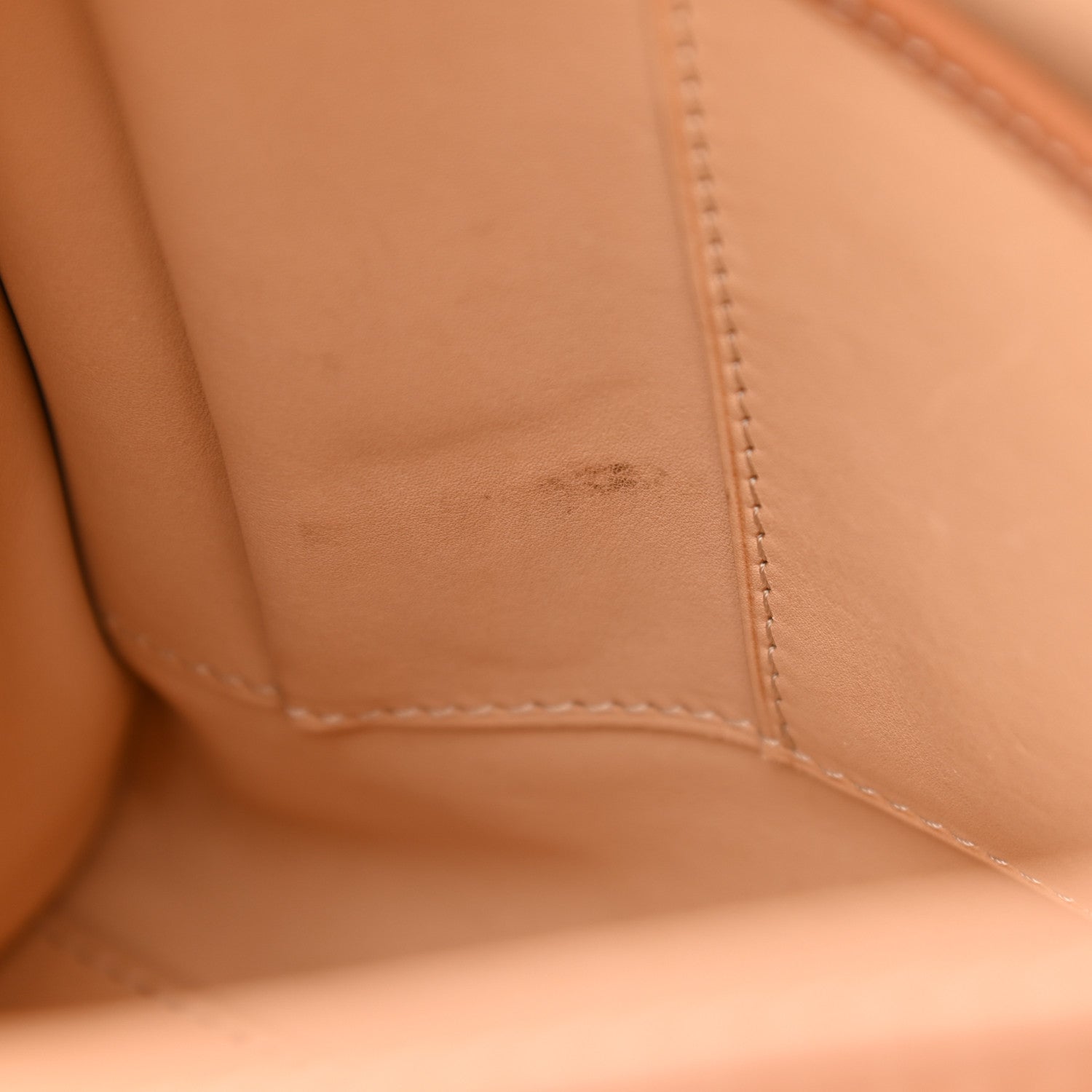Delvaux Grained Calfskin Rodeo Surpique MM Brillant Satchel Vegetal Ivory 8 of 11