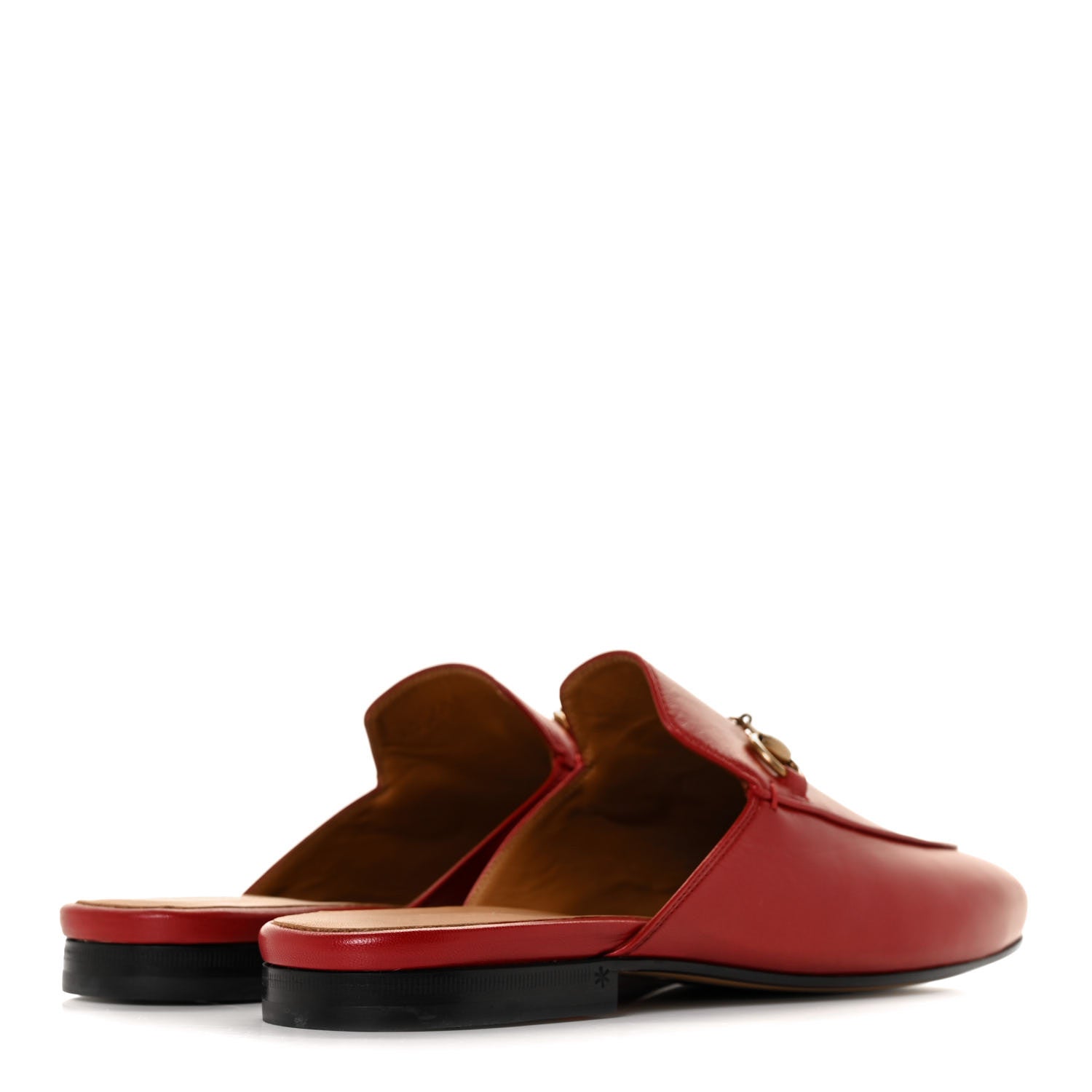 Gucci Malaga Kid Womens Princetown Slippers 39 Hibiscus Red 4 of 9