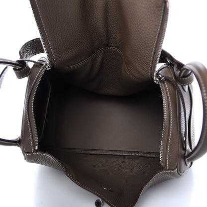 Hermes Taurillon Clemence Lindy 30 Etoupe 5 of 11
