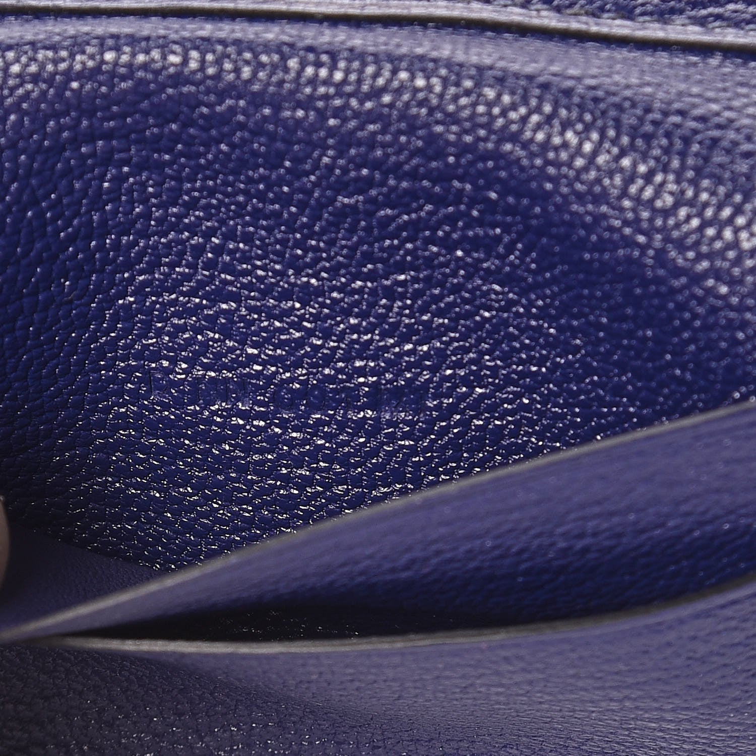Hermes Chevre Mysore Mini Clic Card Holder Bleu Encre 7 of 8