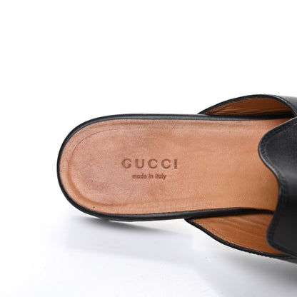 Gucci Calfskin Womens Princetown Slippers 39.5 Black 7 of 13