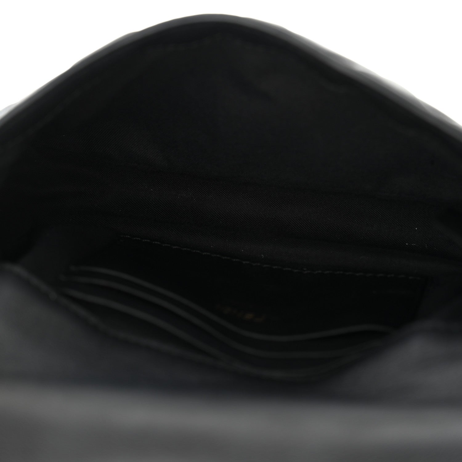 Fendi Nappa FF 1974 Embossed Mini Baguette Black 5 of 12