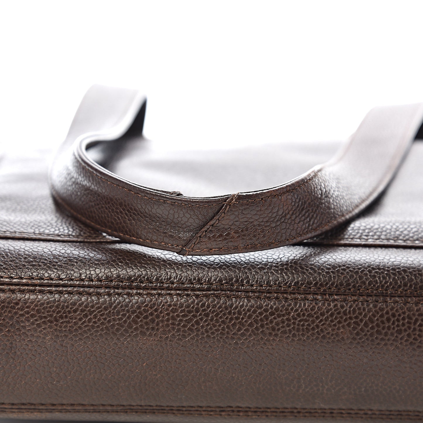 Caviar Shoulder Bag Brown