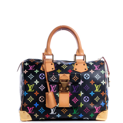Louis Vuitton Monogram Multicolor Speedy 30 Black 1 of 7