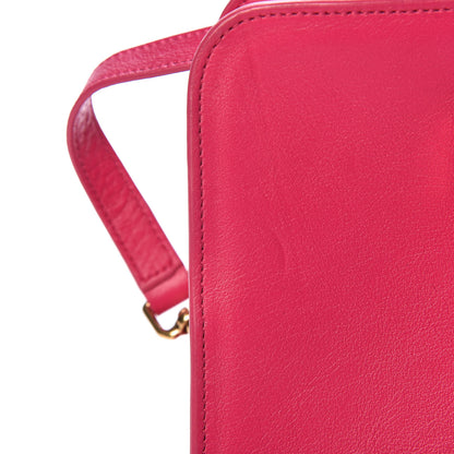 Saint Laurent Calfskin Small Monogram Cabas Fuchsia 11 of 15