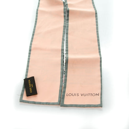 Louis Vuitton Silk Monogram Trunks Bandeau Rose Poudre 5 of 8