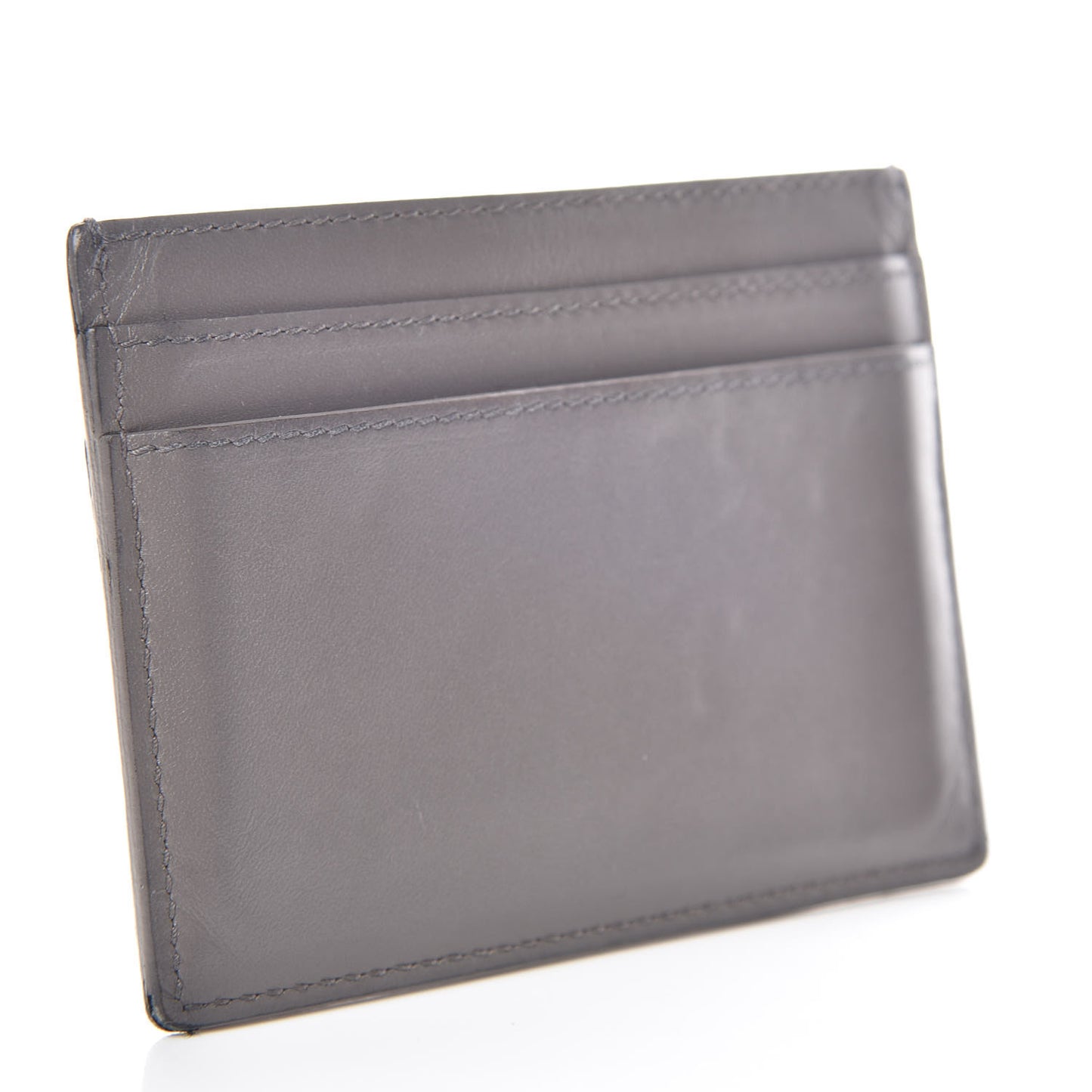 Calfskin Credit Card Case Fog