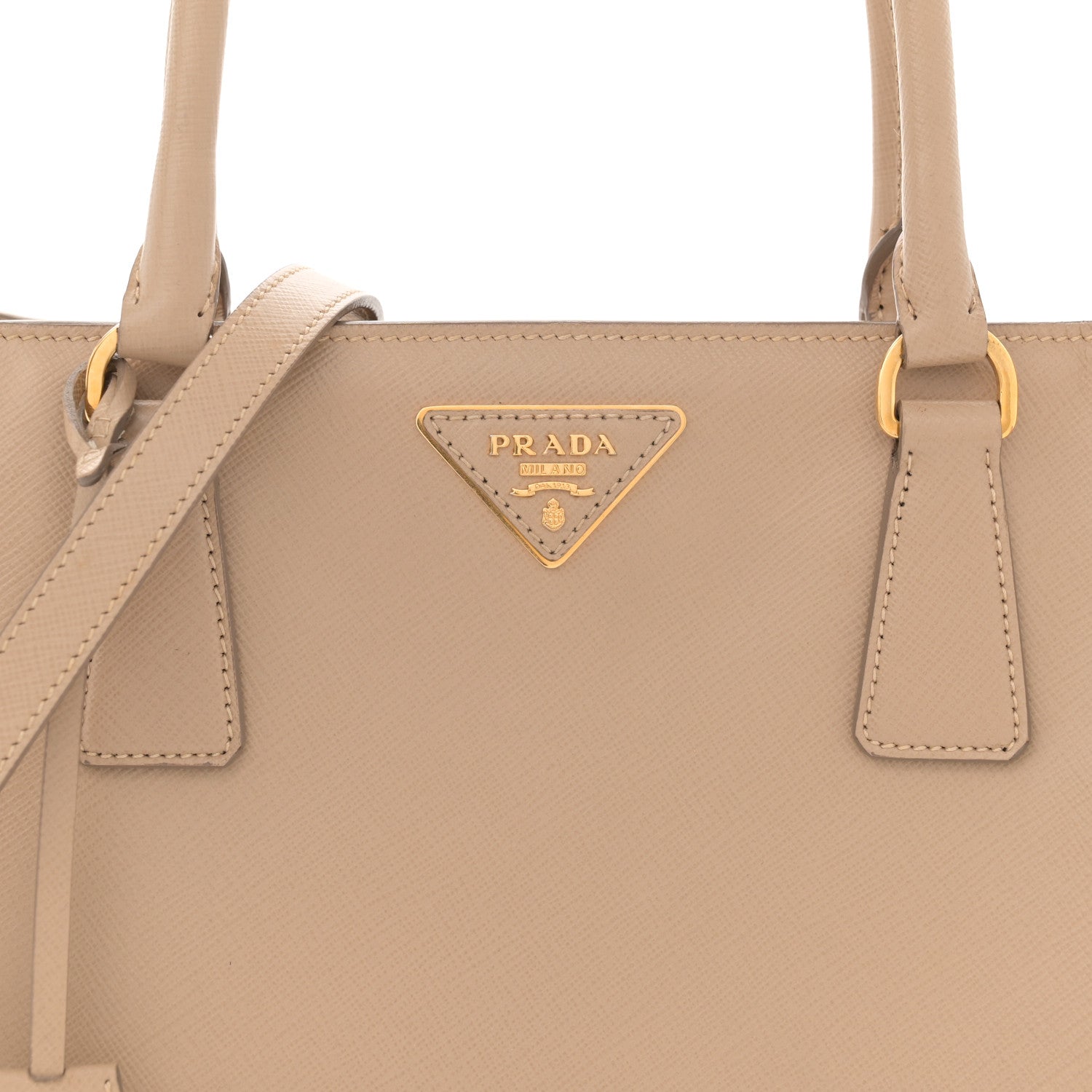 Prada Saffiano Medium Galleria Double Zip Tote Cammeo 9 of 16