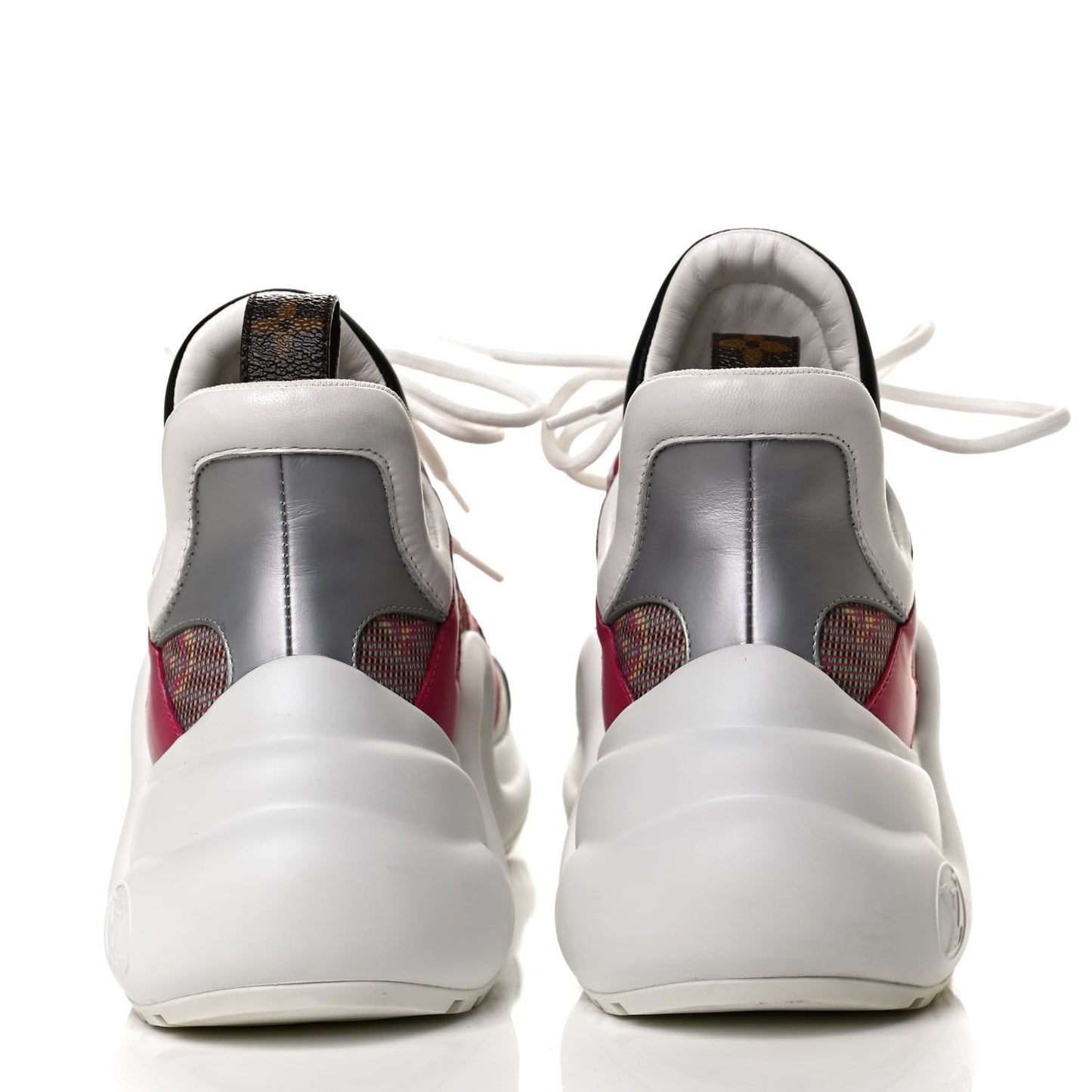 Calfskin Nylon LV Pop Archlight Sneaker 38.5 Rose