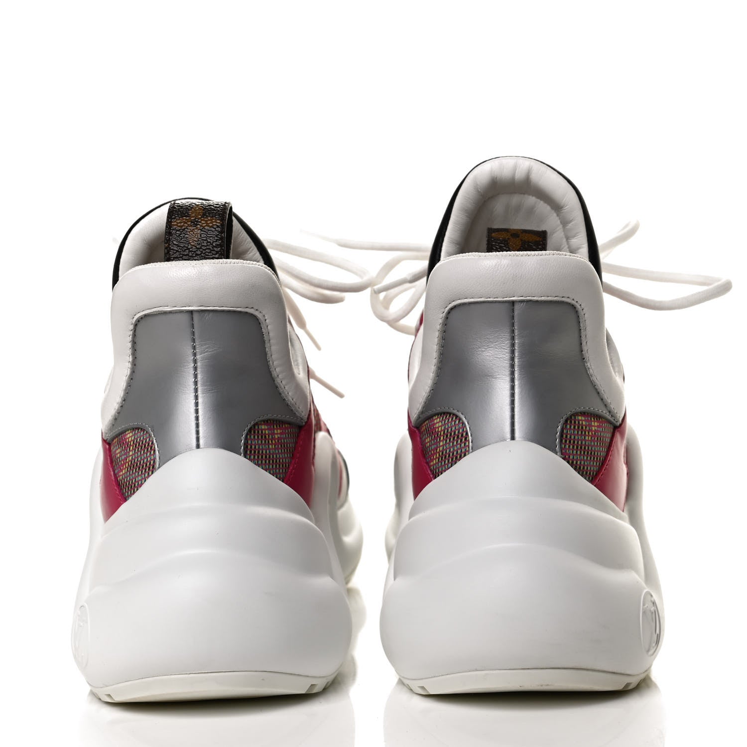 Louis Vuitton Calfskin Nylon LV Pop Archlight Sneaker 38.5 Rose 6 of 13