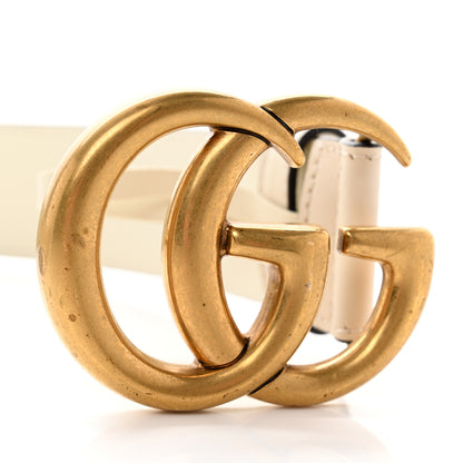 Gucci Calfskin Double G 40mm Belt 65 26 Mystic White 5 of 5