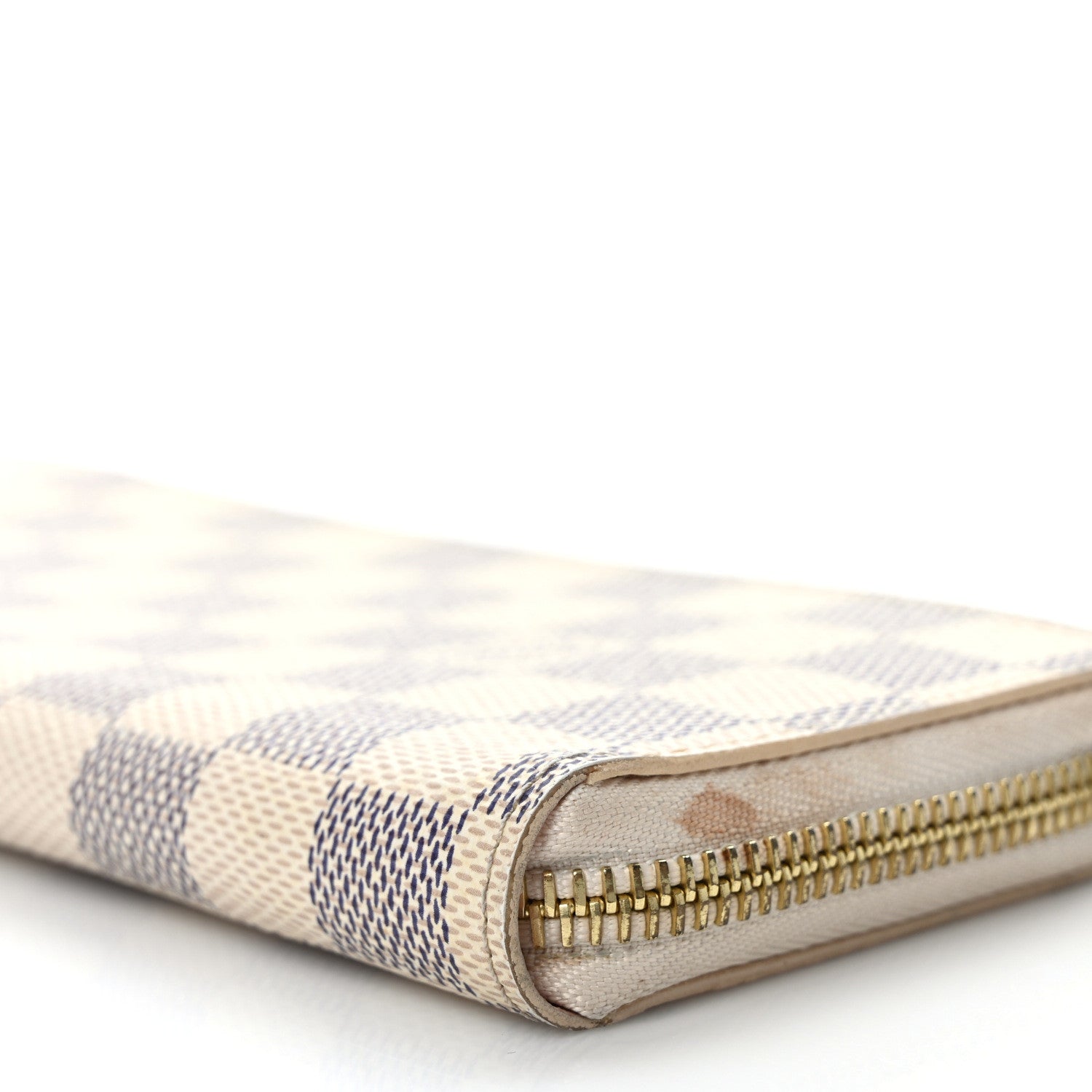 Louis Vuitton Damier Azur Clemence Wallet Rose Ballerine 8 of 10
