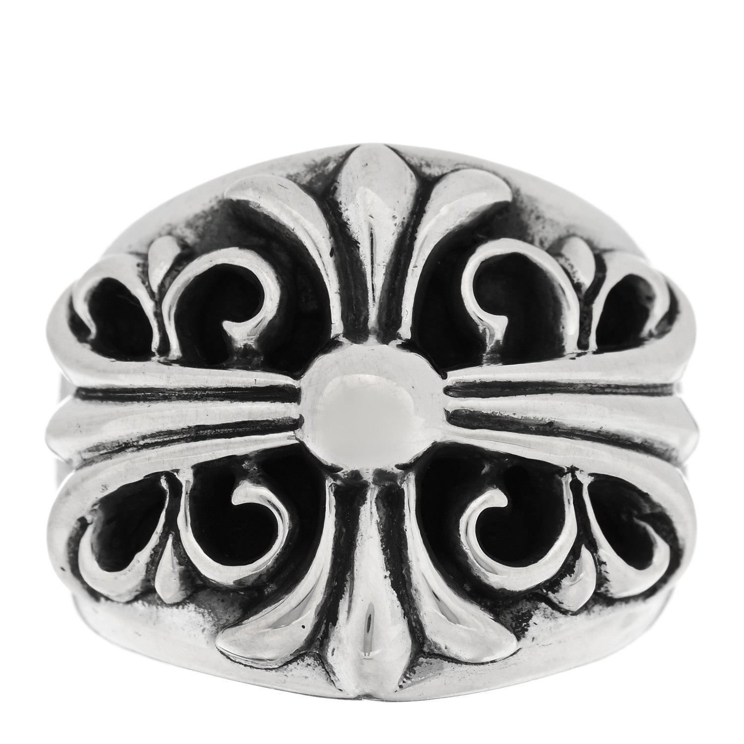 Chrome Hearts Sterling Silver Keeper Ring 63 10.25 1 of 4