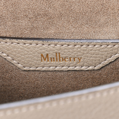 Mulberry Small Classic Grain Calfskin Amberley Satchel Solid Grey 6 of 9