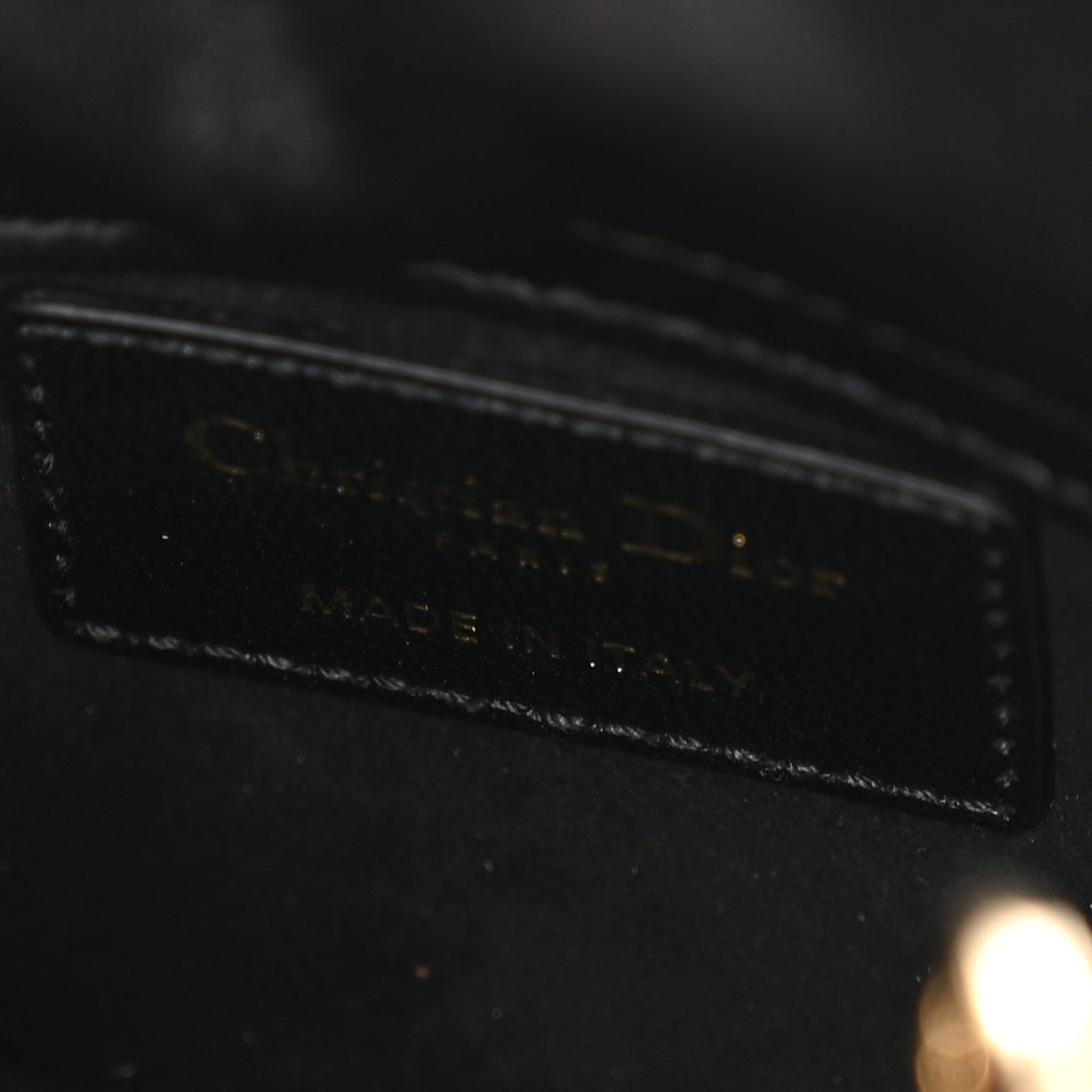 Lambskin Cannage Micro Lady Dior Black