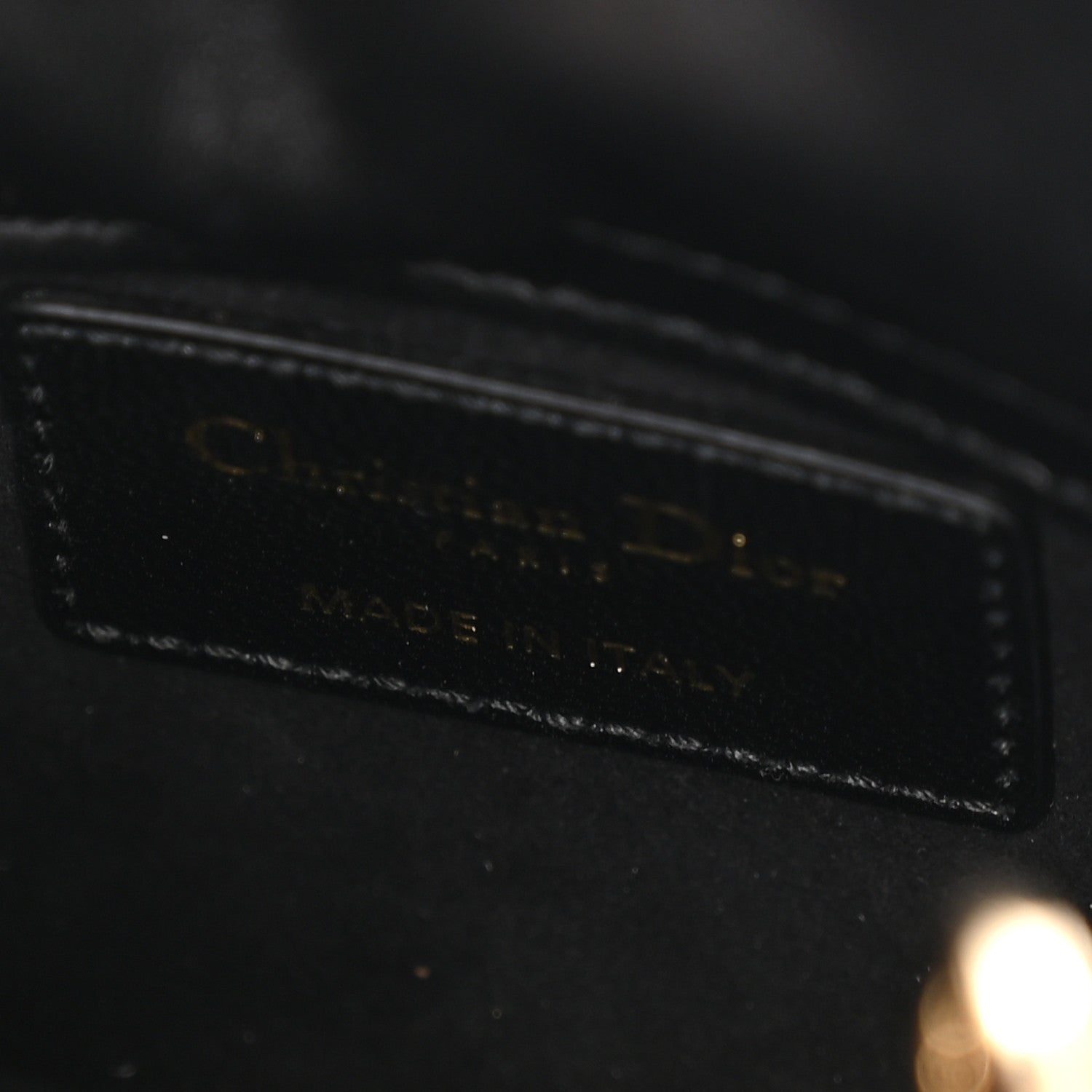 Christian Dior Lambskin Cannage Micro Lady Dior Black 6 of 10