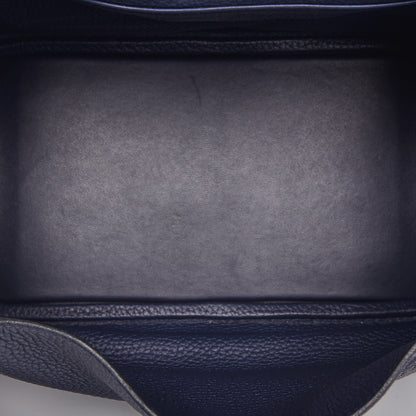 Hermes Taurillon Clemence Lindy 26 Bleu Nuit 5 of 7