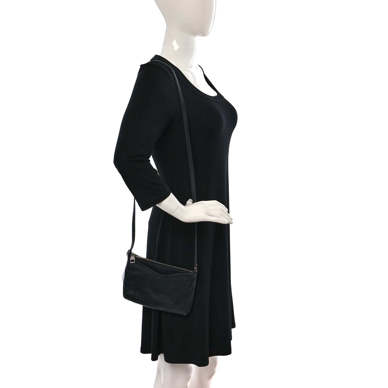 Louis Vuitton Empreinte Pallas Crossbody Black 2 of 11