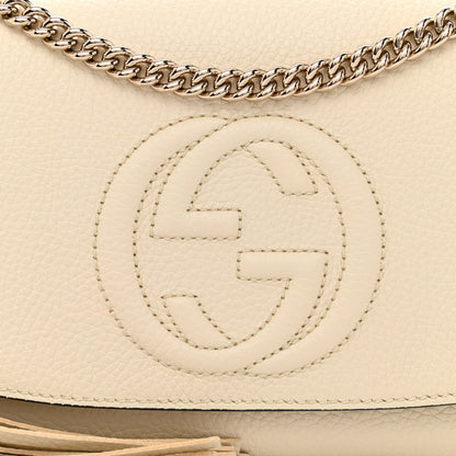 Gucci Cellarius Calfskin Medium Soho Flap Crossbody Ivoire 8 of 10