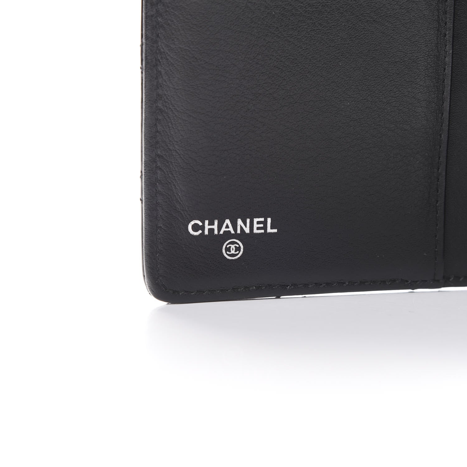 Chanel Patent Calfskin Quilted Yen Wallet Black 5 of 10