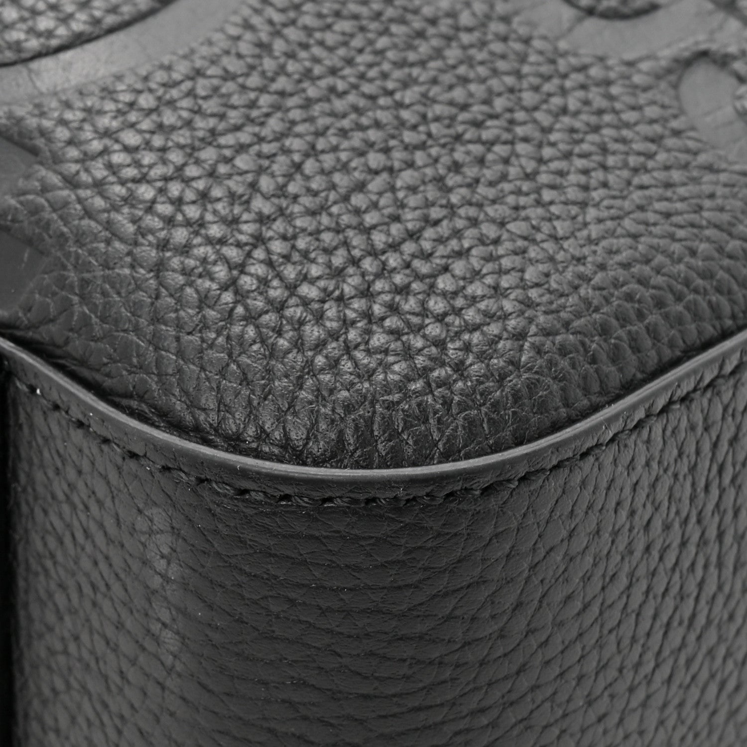 Gucci Piuma Calfskin Jumbo GG Embossed Briefcase Black 11 of 14