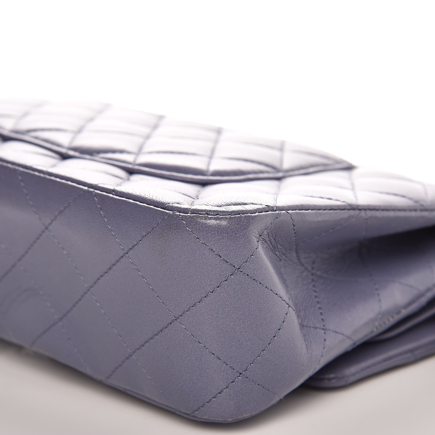 Chanel Lambskin Quilted Medium Double Flap Light Purple 12 of 16