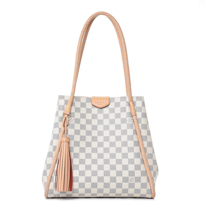 Louis Vuitton Damier Azur Propriano Rose Ballerine 1 of 15