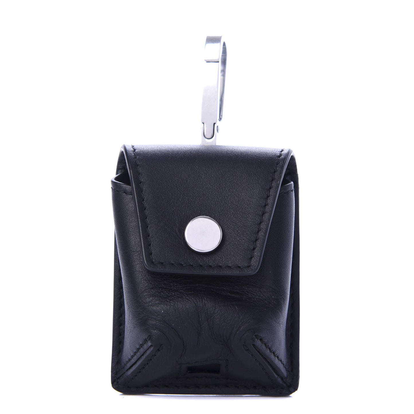 Calfskin Wireless Earbud Case Black