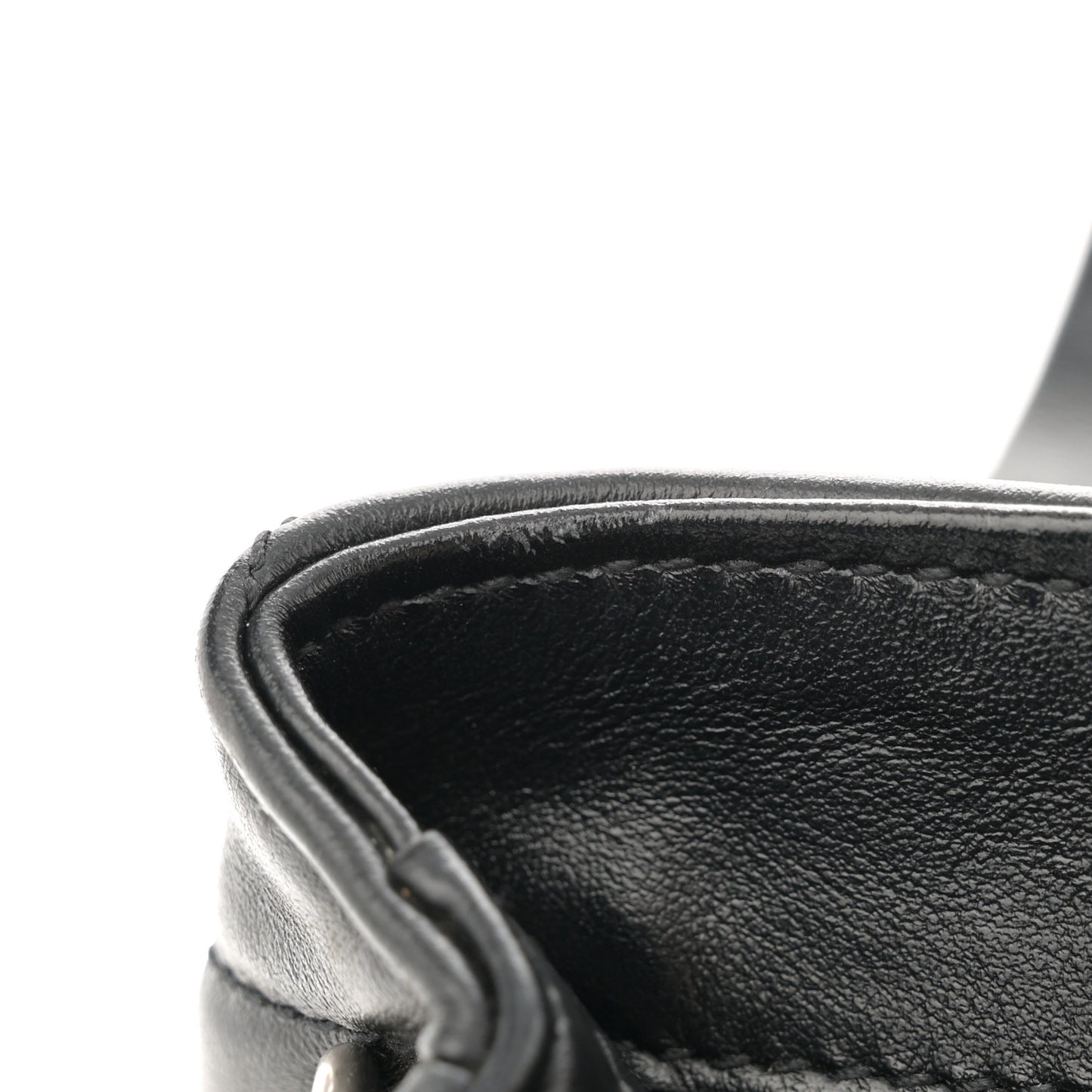 Calfskin Y Quilted Monogram Toy Loulou Crossbody Bag Black