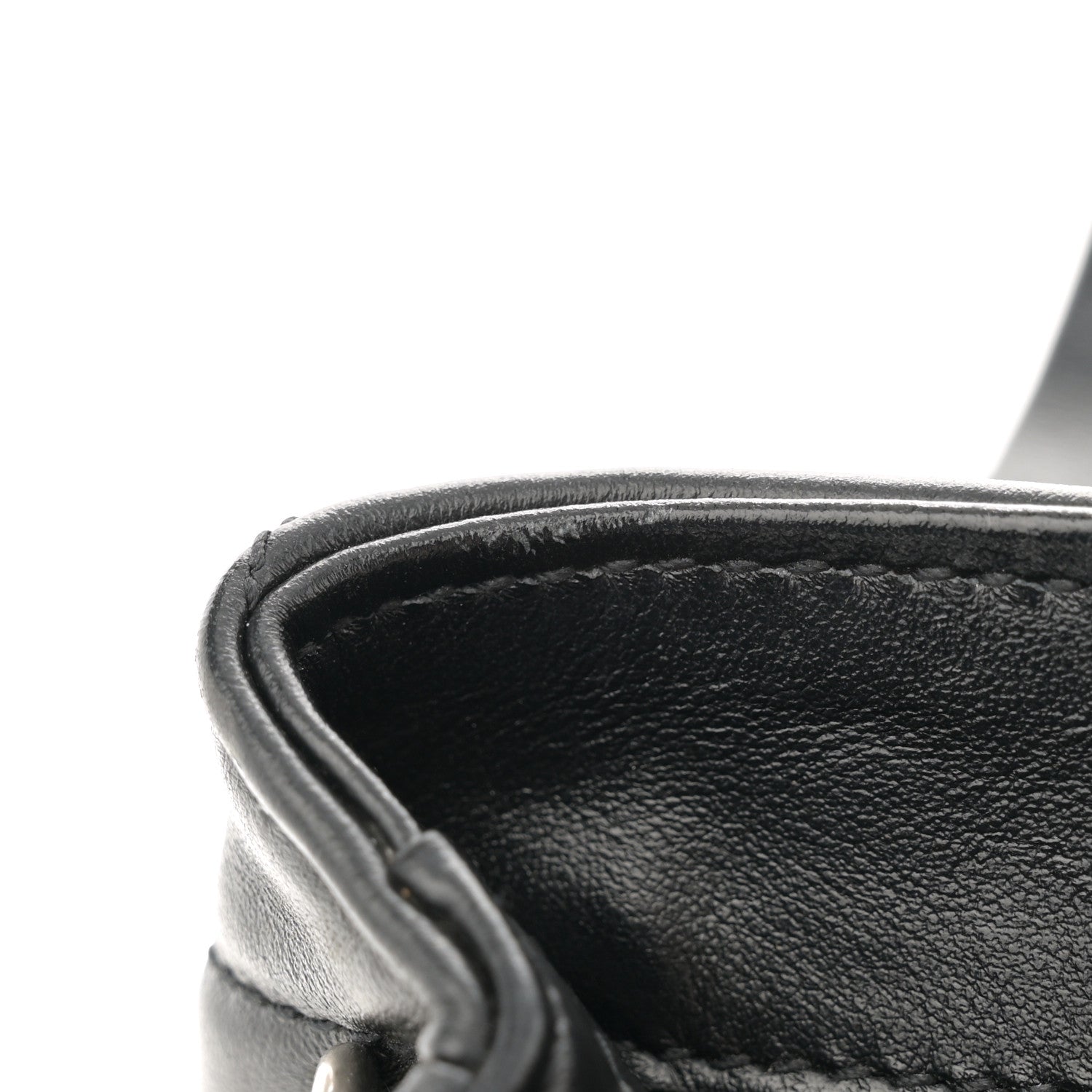 Saint Laurent Calfskin Y Quilted Monogram Toy Loulou Crossbody Bag Black 6 of 12