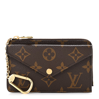 Louis Vuitton Monogram Recto Verso Card Holder Black 1 of 6