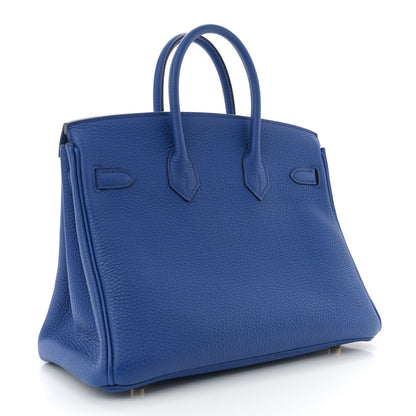 Hermes Togo Birkin 25 Bleu Royal 3 of 11