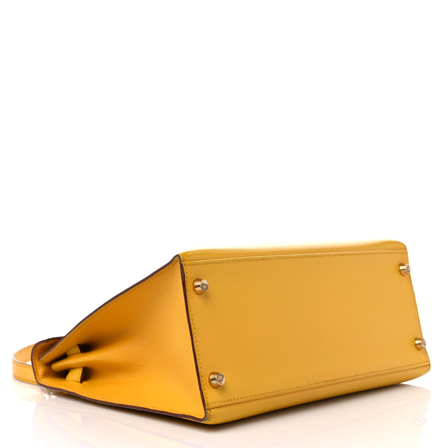 Hermes Epsom Kelly Sellier 28 Jaune Ambre 4 of 20