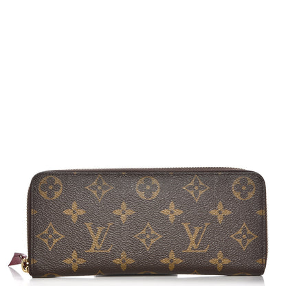 Louis Vuitton Monogram Clemence Wallet Fuchsia 1 of 8