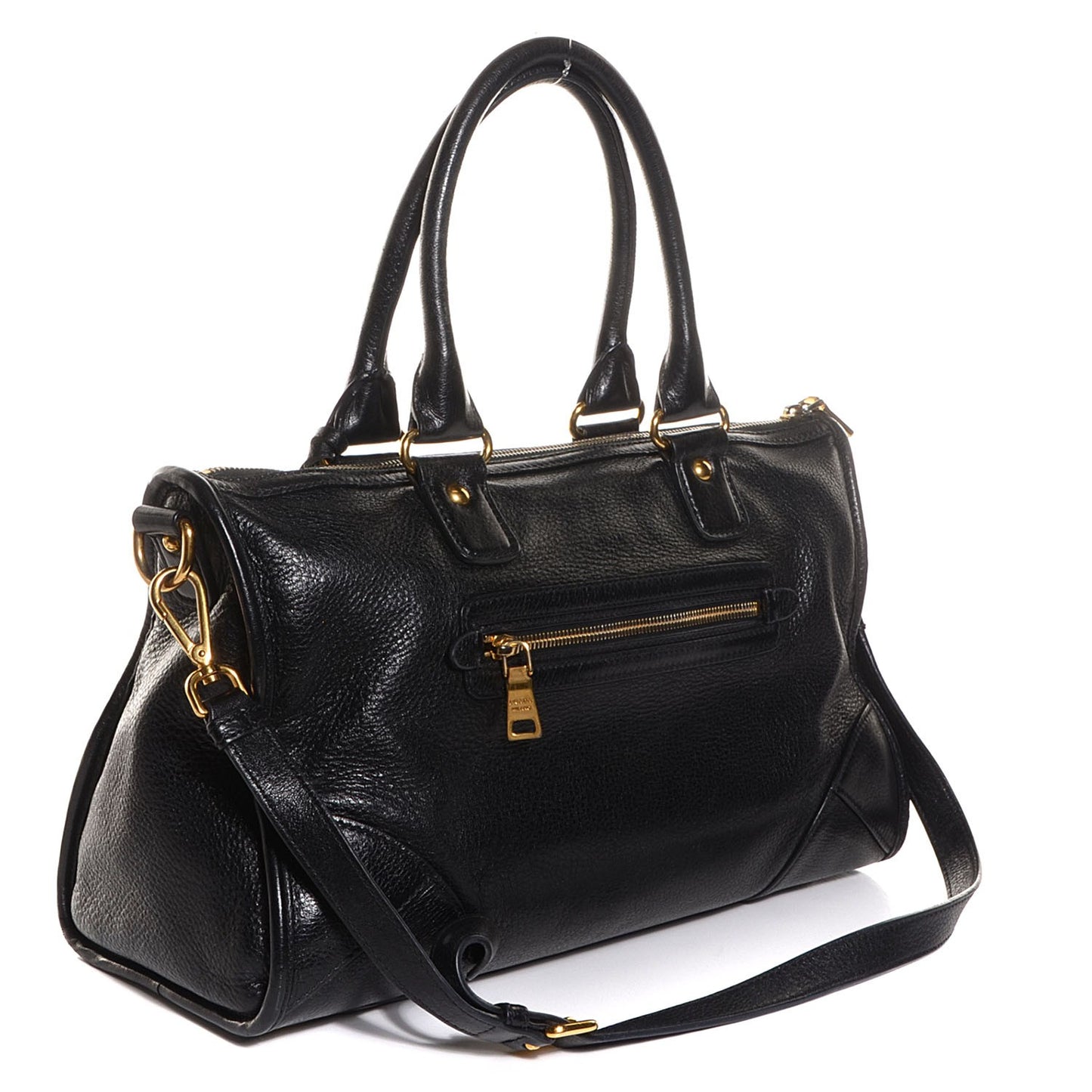 Cervo Antik Shopping Satchel Black