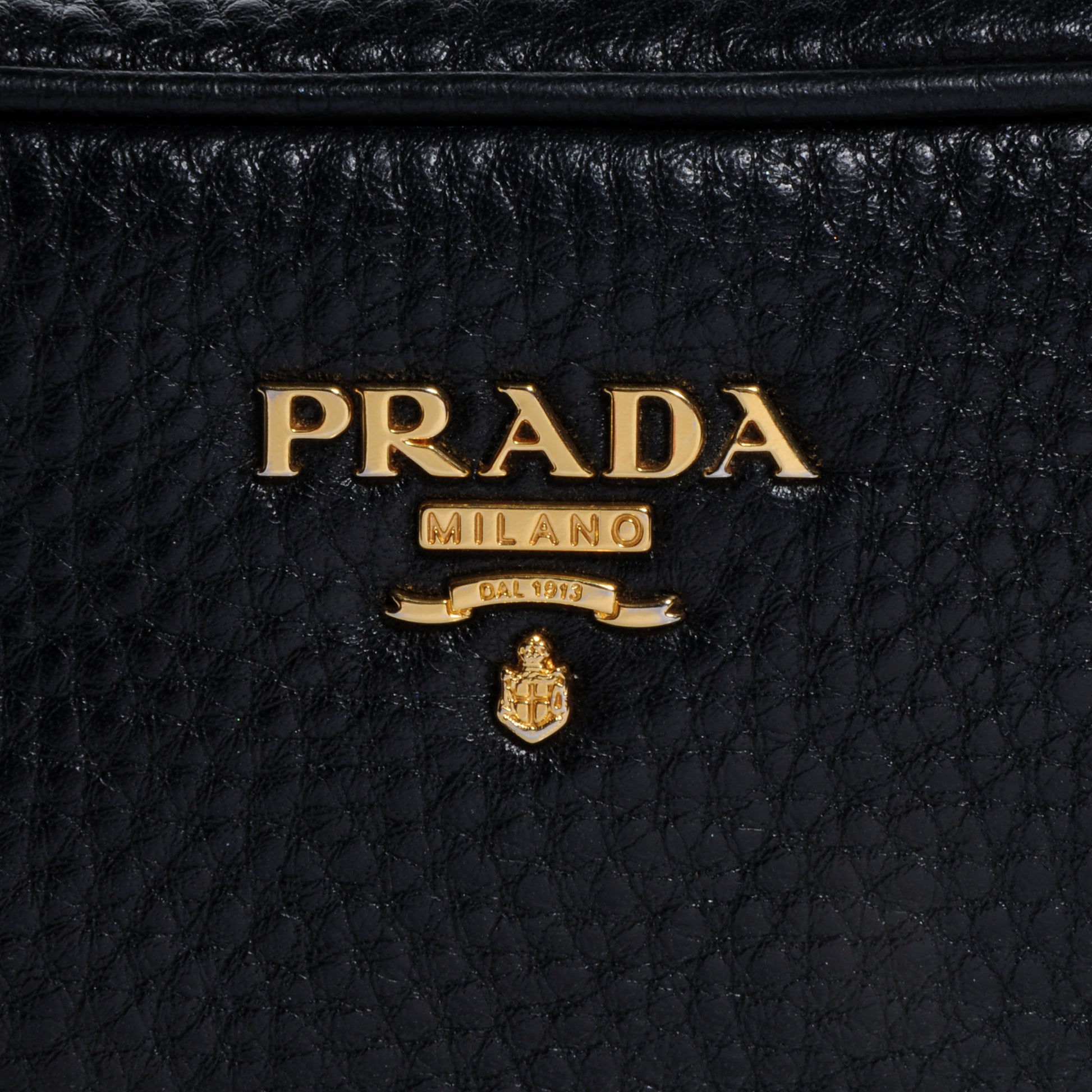 Prada Vitello Daino Mini Camera Crossbody Bag Black 11 of 11
