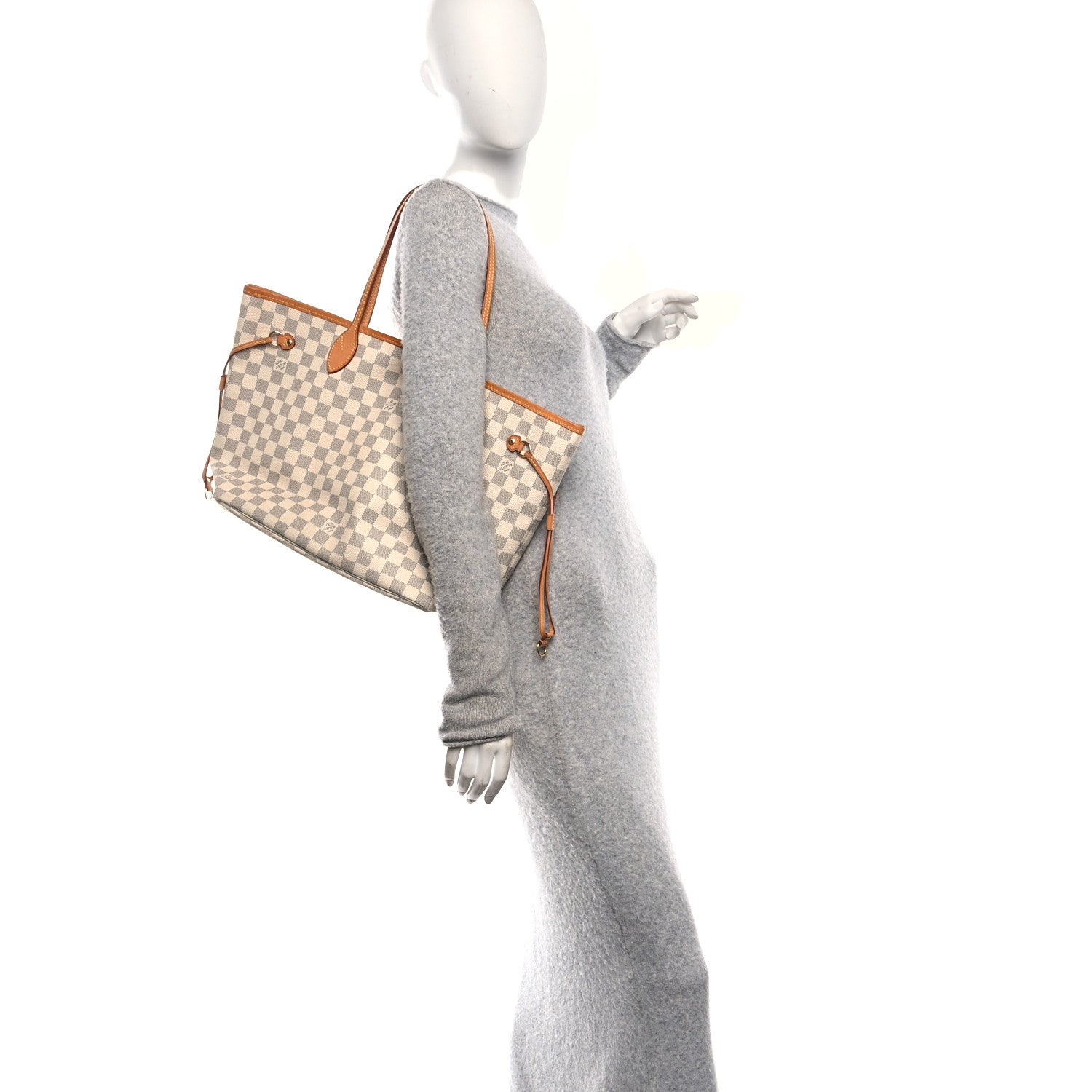 Louis Vuitton Damier Azur Neo Neverfull MM 2 of 10