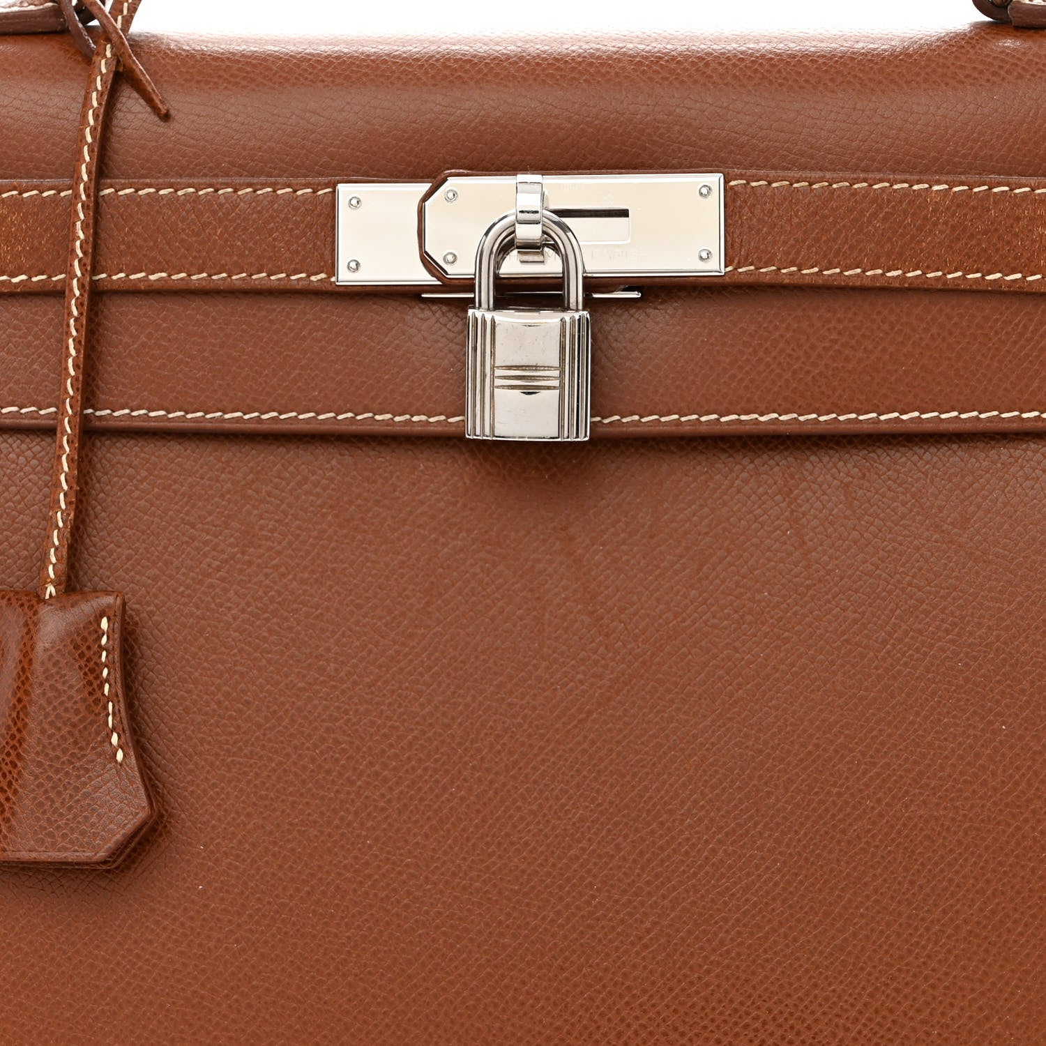 Hermes Courchevel Kelly Sellier 28 Gold 8 of 12