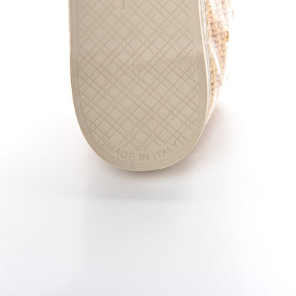 Chanel PVC Raffia CC Espadrilles 35 Beige 8 of 11