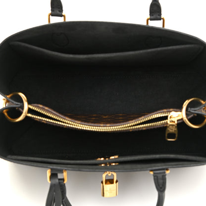 Louis Vuitton Monogram Flower Tote Black 5 of 9