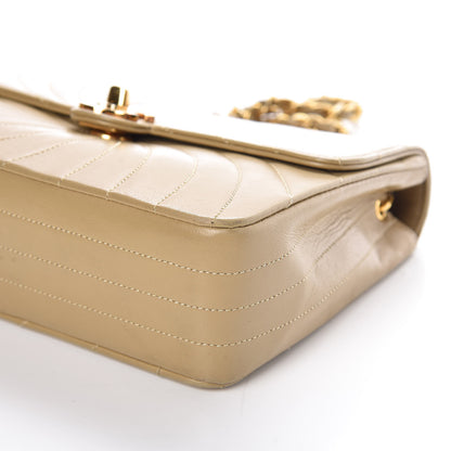 Chanel Lambskin Quilted Small Single Flap Beige 9 of 10