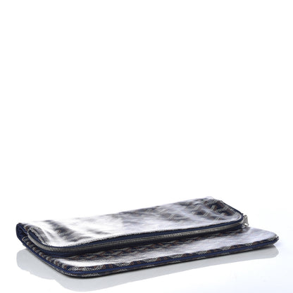 Goyard Goyardine Sainte Marie Soft Clutch Navy 4 of 8