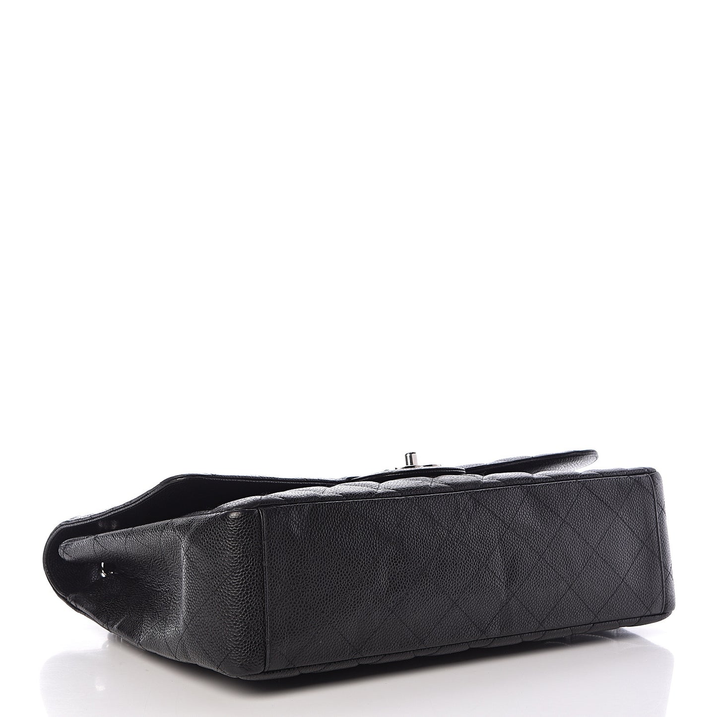 Caviar Quilted Maxi Single Flap Black