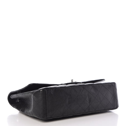 Chanel Caviar Quilted Maxi Single Flap Black 4 of 12