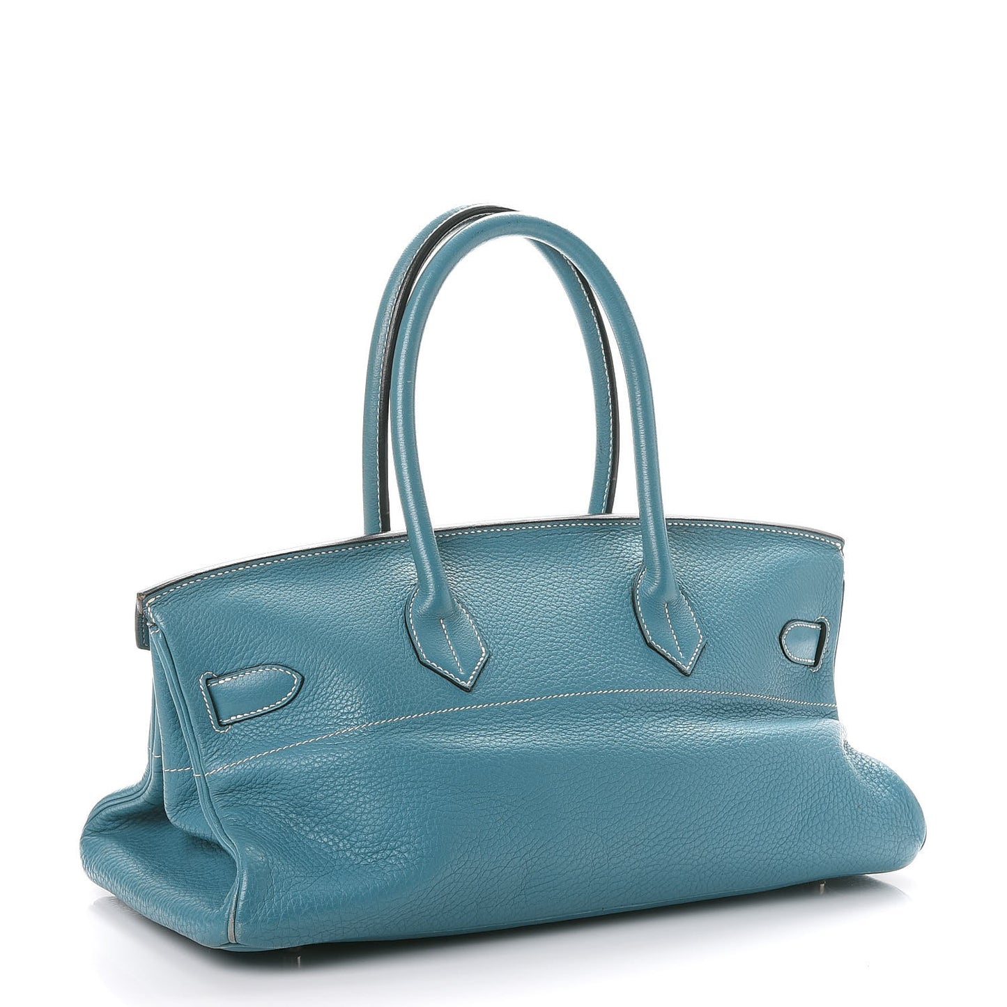 Taurillon Clemence JPG Birkin 42 Blue Jean