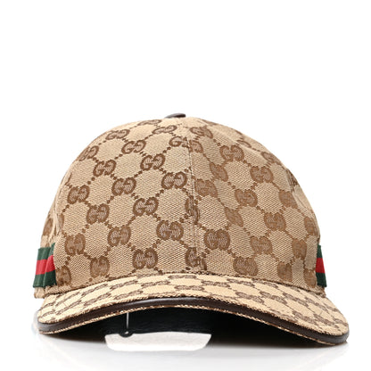Gucci Monogram Web Baseball Hat S Beige Cocoa 2 of 8